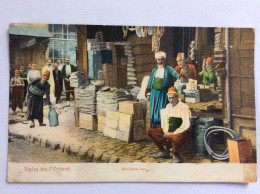 Salut D'Orient : Marchands Turcs - Timbre Décollé - Shopkeepers