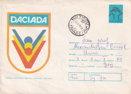 A24846 -  Insigna Competitei Sportive Nationale "Daciada" Cover Stationery Romania 1978 - Ganzsachen