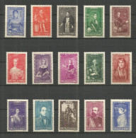 MONACO YVERT NUM. 234/248 ** SERIE COMPLETA SIN FIJASELLOS - Unused Stamps