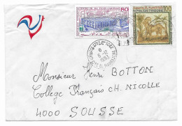 Tunisie 1993, Lettre Avec Timbres Mosaïque, Poste (SN 3003) - Tunesien (1956-...)