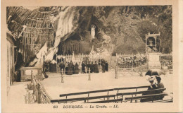 Postcard France Lourdes Cave - Lourdes