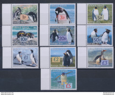 2005 FALKLAND - Pinguini , 10 Valori , Michel 9/18 , MNH** - Sonstige & Ohne Zuordnung