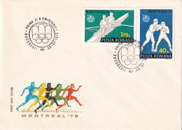 A24850 - Montreal OLIMPIC GAMES  FDC Romania 1976 - FDC