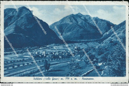 Ce379 Cartolina Valdieri Valle Gesso Panorama Provincia Di Cuneo 1939 Piemonte - Cuneo