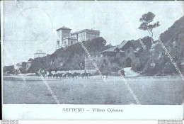 Ce378 Cartolina Nettuno Villino Colonna Provincia Di Roma Lazio 1915 - Sonstige & Ohne Zuordnung