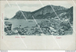 Ce416 Cartolina A Rilievo Capri Marina Grande Napoli Campania - Napoli (Neapel)