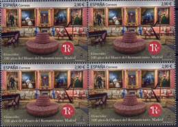 ESPAGNE SPANIEN SPAIN ESPAÑA 2024 100 YEARS MUSEUM OF ROMANTICISM MADRID BLOCK 4V MNH ED 5748 - Unused Stamps