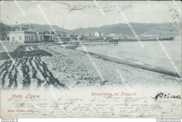 Ce435 Cartolina Vado Ligure Demolizione Dei Piroscafi Provincia Di Savona 1901 - Savona