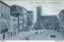 Ce444 Cartolina Todi Piazza Vittorio Emanuele E I Tre Palazzi Del Comune Perugia - Perugia
