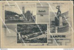 Ce433 Cartolina Saluti Da Sampeire Provincia Di Cuneo Piemonte - Cuneo