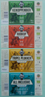 Bier Etiket (8k6), étiquette De Bière, Beer Label, Serie Hop Farm Brewery Brouwerij De Plukker - Bière