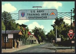 AK Grafenwöhr, Truppenübungsplatz, Eingang  - Grafenwoehr