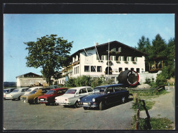 AK Schönsee /Opf. Wald, Hotel St. Hubertus Mit Parkplatz Und Autos  - Autres & Non Classés