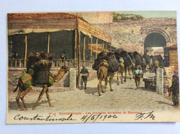 Constantinople : Les Murailles Terrestres De Stamboul - 1906 - Timbre Décollé - Azië