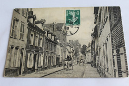 Beauvais Rue De La Prefecture Attelages 1908 - Beauvais