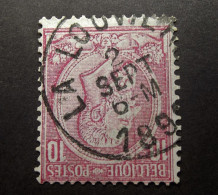 Belgie Belgique - 1884  - COB/OBP  46   -  1 Value - Gestempeld /obl. La Louvière - 1899 - 1893-1907 Wappen