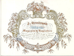 ANVERS-ANTWERPEN " GYSELYNCK-MAGASIN DE REGISTRES-PAPIERHANDELAAR" 167/130MM - Cartoline Porcellana