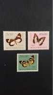 MOZAMBIQUE N° 436, 437,  438 ** - Butterflies