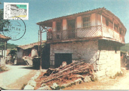 31055 - Carte Maximum - Portugal - Arquitetura Popular - Casa Beira Interior - Maison Typique Typical House - Cartes-maximum (CM)
