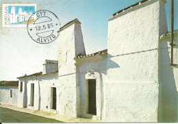 31049 - Carte Maximum - Portugal - Arquitetura Popular - Casa Alentejana Alentejo - Maison Typique Typical House - Cartes-maximum (CM)