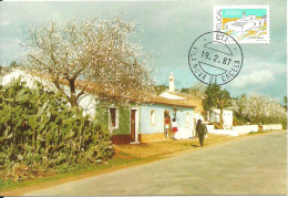 31050 - Carte Maximum - Portugal - Arquitetura Popular - Casa Do Algarve Sitio Algarvio - Maison Typique Typical House - Maximum Cards & Covers