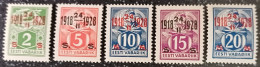 1928. 10th Anniv. Of Independence. Michel 68-72. M.N.H - Estland