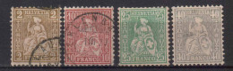SWITZERLAND 4 STAMPS, 1867 USED - Used Stamps