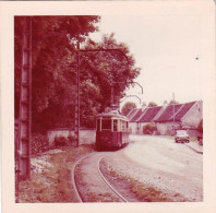 Photo Originale - 21 - DIJON -  Tramway Ligne 6 - Dijon Longvic - Traversée Du Village De Longvic  - 09/1961 - Places