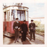 Photo Originale - 21 - DIJON-controleurs -  Denier Jour Avant Fermeture De La Ligne Tramway 5 - Le 5 Novembre 1960 -  - Orte