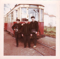 Photo Originale - 21 - DIJON-controleurs -  Denier Jour Avant Fermeture De La Ligne Tramway 5 - Le 5 Novembre 1960 -  - Places