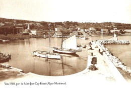*CPA Repro - 06 - SAINT JEAN CAP FERRAT - Le Port Vers 1900 - Saint-Jean-Cap-Ferrat