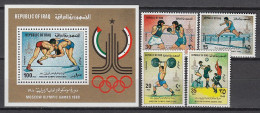 Olympia 1980:  Irak  4 W + Bl ** - Zomer 1980: Moskou