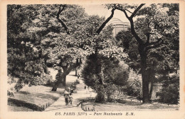 FRANCE - Paris (XIVe) - Vu Sur Le Parc Montsouris E M - Animé - Vue Générale - Carte Postale Ancienne - Parken, Tuinen