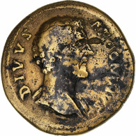 Divus Antoninus Pius, Sesterce, 161, Rome, Bronze, TB+, RIC:1266 - The Anthonines (96 AD To 192 AD)