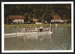 AK Heidelberg / Neckar, Park-Hotel Haarlass Mit Café, Dampfer  - Heidelberg