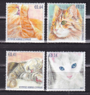 CYPRUS--2021-CATS.--MNH - Hoftiere