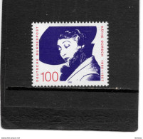 RFA 1990 Käthe Dorsche Dans La Profession De Mr Warren Yvert 1315, Michel 1483 NEUF** MNH - Unused Stamps