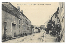 CPA 52 Environs De Langres - GIEY-SUR-AUJON La Grand'Rue - Le Patronage - Sonstige & Ohne Zuordnung