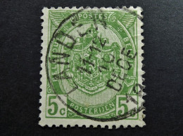 Belgie Belgique - 1907 - OPB/COB N° 83  ( 1 Value ) -   Obl. Landen - 1893-1907 Wappen