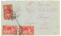 P3505 - FRANCE , 24.5.24, DURING GAMES, 75CT. FRANKING TO ITALY (FULL CONTENTS) - Sommer 1924: Paris