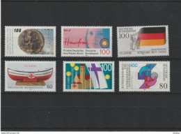 RFA 1990 Yvert 1284 + 1292 + 1295 + 1297 + 1299 + 1303 NEUF** MNH Cote 12,90 Euros - Neufs