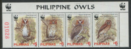 Pilipinas:Philippines:Unused Stamps Serie WWF, Birds, Owls, 2004 , MNH, Corners - Nuovi