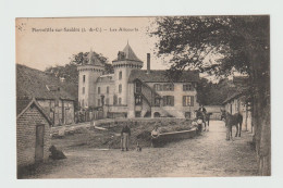 CPA - 41 - PIERREFITTE-sur-SAULDRE (L Et C) - Les Alicourts Château Et Cour De Ferme Avec Chevaux Vers 1920 - Other & Unclassified
