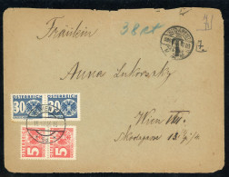 1936. Cover From Hungary With Postage Due Stamps - Covers & Documents