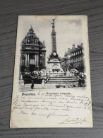 Bruxelles Monument Anspach 1901 Delvaux Ypres Ieper - Monuments, édifices