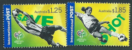 Australia 2006; Soccer Germany World Cup, Mondiali Di Calcio In Germania: $ 1,25 + $ 1,85. Used. - Used Stamps