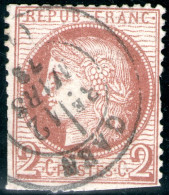 France,1871,Ceres 2c.,Y&T#40b.-cancel:Cabn,03.03.1873 Used As Scan - 1871-1875 Ceres