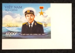 Vietnam Viet Nam MNH Imperf Stamp 2021 : 100th Birth Anniversary Of Admiral Giap Van Cuong / Oil Rig (Ms1149) - Vietnam