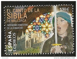 2016-ED. 5075 - Patrimonio Inmaterial De La Humanidad. Canto De La Sibila -NUEVO- - Unused Stamps