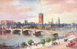 R664941 London. Lambeth Bridge And Houses Of Parliament. Valentine. Art Colour - Monde
